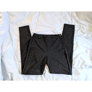 COPY - H&M party glittery high waisted pants